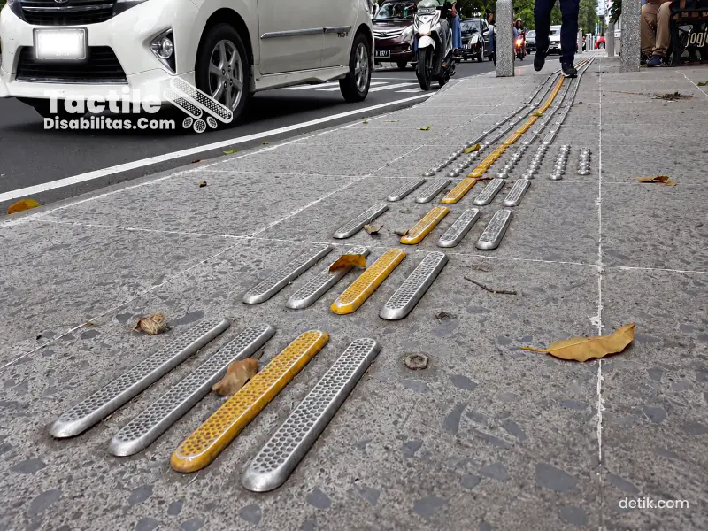 cara pemasangan Guiding Block aluminium